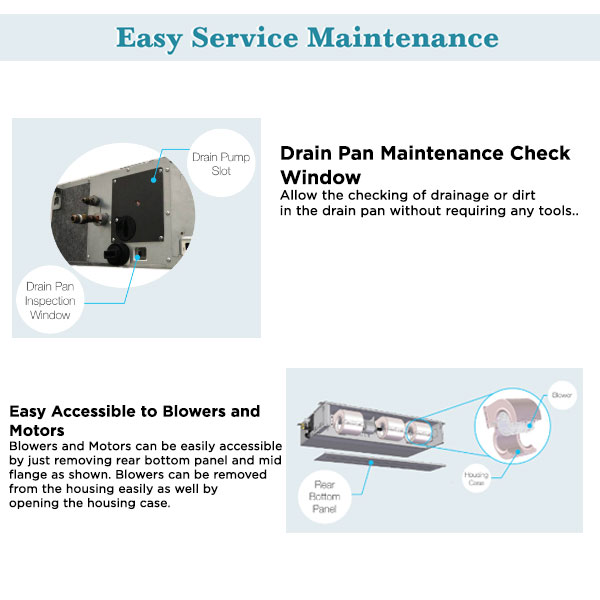 Daikin AC Ceiling Duct Standard Malaysia 2 PK - FDMC50AV14 (WIRED)
